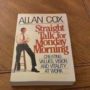 Allan Cox Book - Straight Talk for Monday Morning